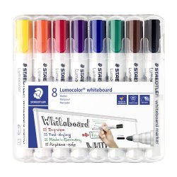 lumocolor whiteboard MARKER 2mm 8 ass/boks